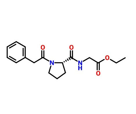 CAS:157115-85-0 (S)-etil 2-(1-(2-fenilacetil)pirrolidina-2-carbossammido)acetato