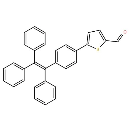 CAS:1622996-30-8|5-(4-(1,2,2-Trifenilvinil)fenil)tiofene-2-carbaldeide