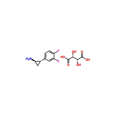 CAS 220352-39-6|Ciclopropanammina,2-(3,4-difluorofenil)-(1R,2S)-(2R,3R)-2,3-diidrossibutandioato (1:1)