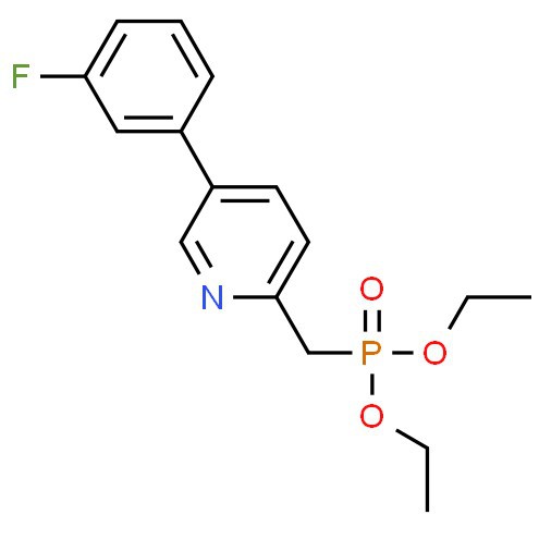CAS:380894-77-9|Estere dietilico dell'acido [[{5-(3-Fluorofenil)-2-piridinil]metil]fosfonico