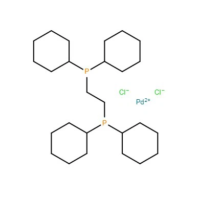 CAS:96165-44-5|Cloruro di [1,2-bis(dicicloesilfosfino)etano]palladio(II)