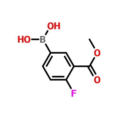 CAS:874219-35-9|Acido 4-Fluoro-3-metossicarbonilfenilboronico