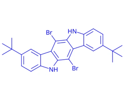 CAS:2254159-32-3|6,12-dibromo-2,8-di-tert-butil-5,11-diidroindolo[3,2-b]-carbazolo